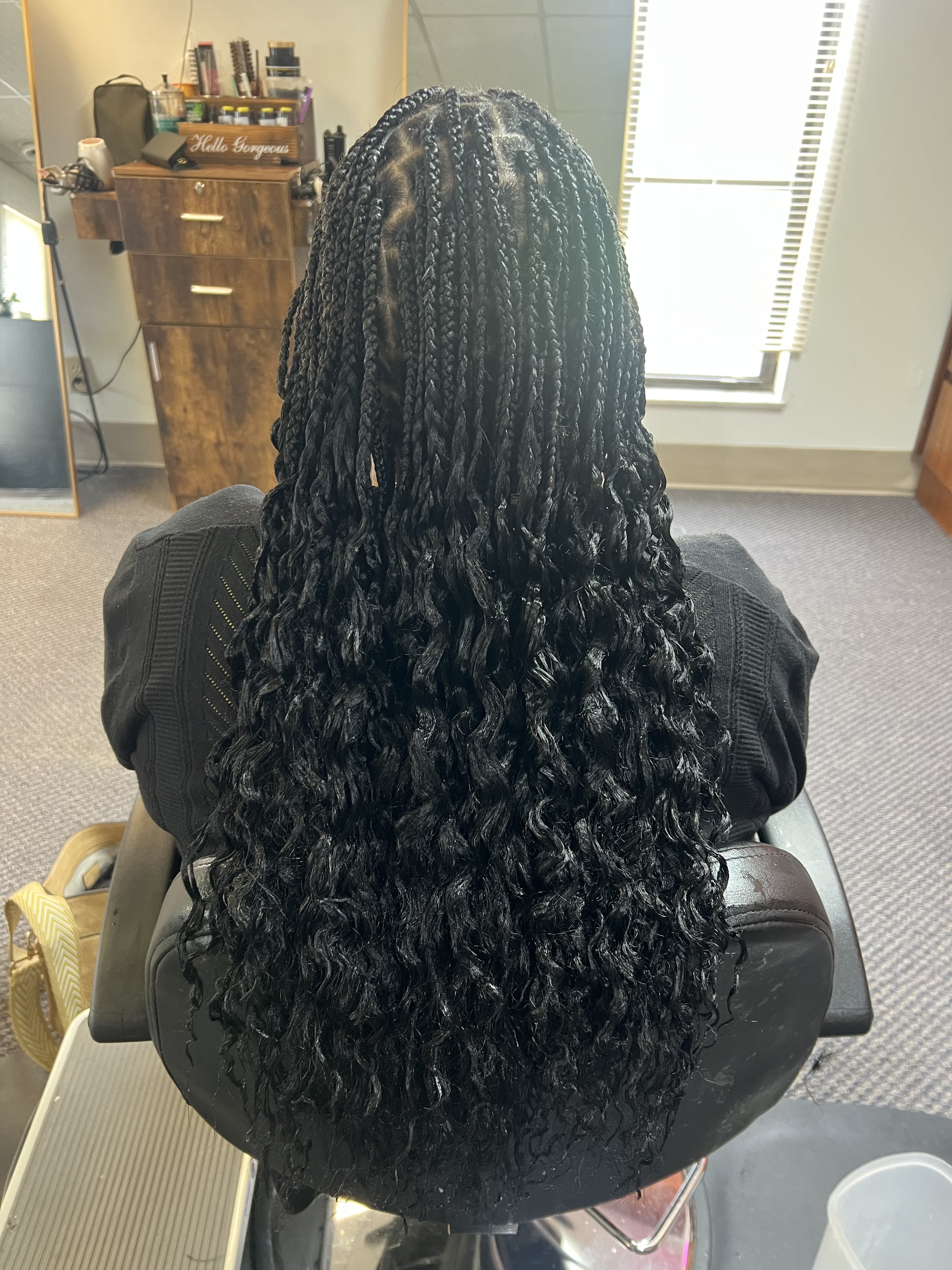 Hair twisting and protective styling at Berly's salon, McKeesport PA