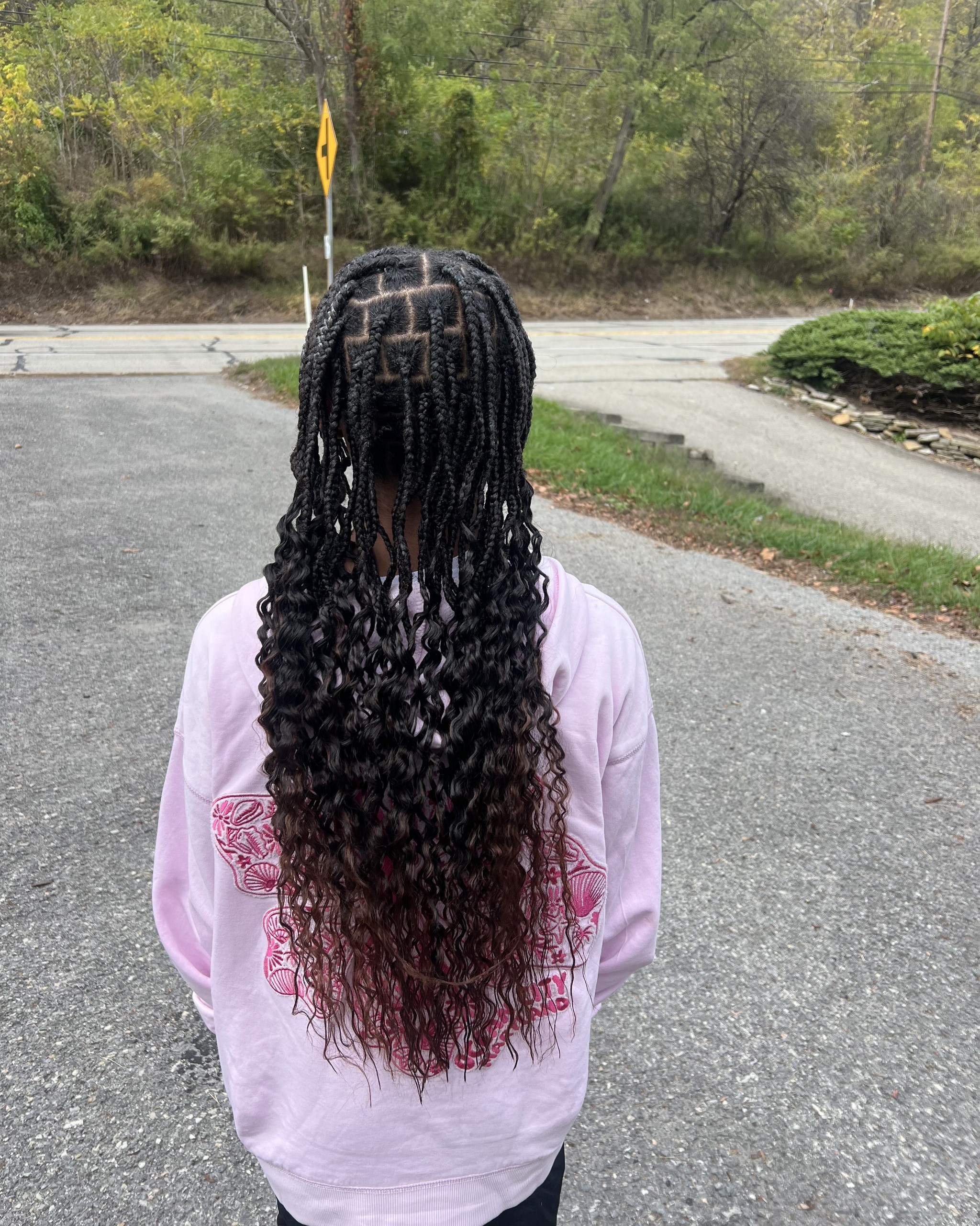 Professional hair braiding and protective styling at Berly's salon, McKeesport, Pennsylvania